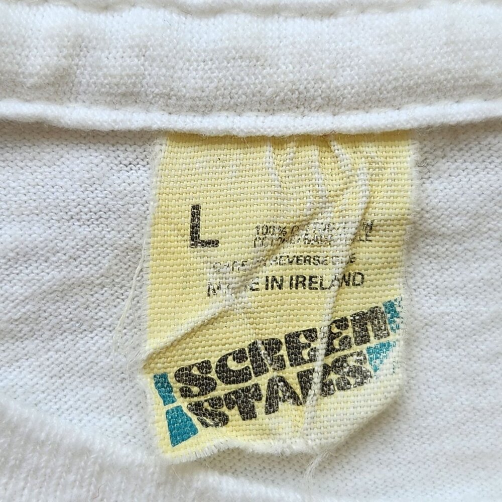 RARE Janet Jackson Rhythm Nation 1990 World Tour Vintage Tee Screen Stars Band - Picture 8 of 13